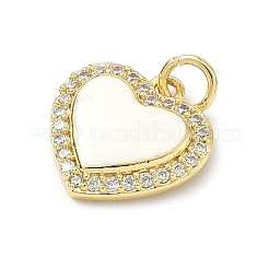 Pendentifs en laiton zircon cubique transparent&nbsp;LS-KK-H255-08G-01