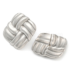Pendientes de botón de acero inoxidable 304 antideslustre para mujer&nbsp;EJEW-P291-10P