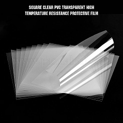 PVC transparenter Hochtemperaturbeständigkeitsschutzfilm&nbsp;AJEW-BC0006-05