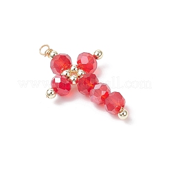 Ciondoli in vetro 7pz 7 colori&nbsp;PALLOY-JF04504-02