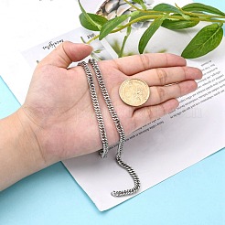 Fabrication de bijoux pour hommes résistants au ternissement&nbsp;CHS-A003C-1.0mm