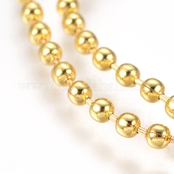 Acier inoxydable balle création de collier de chaîne &nbsp;MAK-L019-01C-G