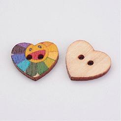Holz knöpfen&nbsp;BUTT-K005-16x18mm