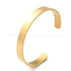 Schlichte Armreifen aus 304 Edelstahl für Damen&nbsp;BJEW-P344-01B-G