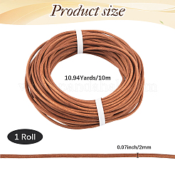 10 cordoncino di cuoio di vacchetta m&nbsp;WL-CL0001-04C