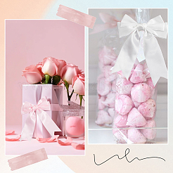 14 Stück 7 Farben Polyester Bowknot Ornament Zubehör&nbsp;DIY-SP0004-82