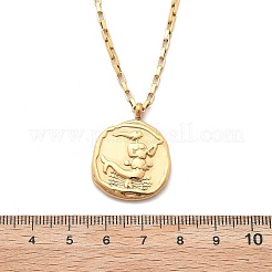 Collane con ciondolo a forma di costellazione in acciaio inossidabile 304&nbsp;NJEW-K392-01G-06