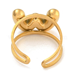 Anello in acciaio inossidabile 304&nbsp;LS-RJEW-L125-02G-23