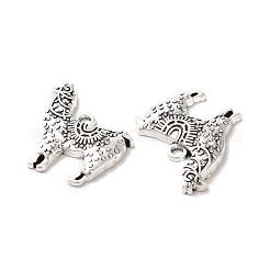 Tibetischer stil Aluminium Anhänger & Charms&nbsp;LS-TIBE-B001-01AS