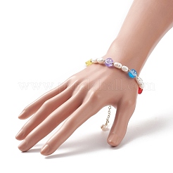 3 Stück 3-teiliges Armband-Set aus Naturperlen und Polymer-Ton-Perlen&nbsp;BJEW-TA00236