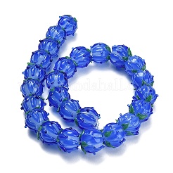 Perles vernissées manuelles&nbsp;LAMP-F041-02-A11