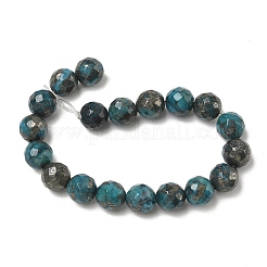 Chapelets de perles de pyrite naturelle &nbsp;G-K181-K02