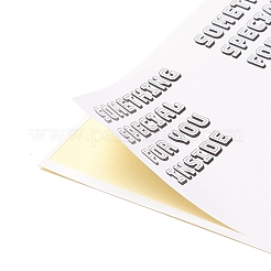 Rechteckige Geschenkaufkleber&nbsp;DIY-B041-06F