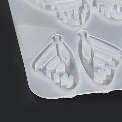 Moules pendentif en silicone bricolage&nbsp;DIY-G079-13C