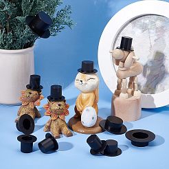 40 Stück Puppenhut aus Kunststoff in 4 Stilen mit Weihnachtsmotiven&nbsp;DIY-NB0006-44