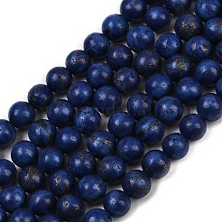 Synthetische Howlith-Imitationsperlen aus Lapislazuli&nbsp;G-S393-13A-8mm
