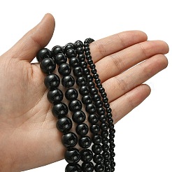 Perles en verre nacré rondes teintes&nbsp;HY-X0001-05
