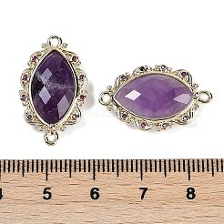 Natürliche Amethyst-Pferdeaugenglieder mit Facetten&nbsp;G-B126-02G-03