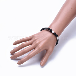 Pulseras de cordón de cuero trenzado para hombre&nbsp;BJEW-JB04253-02