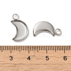 Anlaufgeschützte Cabochonfassungen für Anhänger aus Edelstahl 304&nbsp;LS-STAS-P210-05P