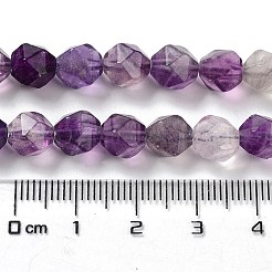 Natürliche lila Fluorit Perlen Stränge&nbsp;G-G030-A08-01