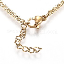 Messing Micro Pave klare Zirkonia Link Armbänder&nbsp;BJEW-Z003-05G