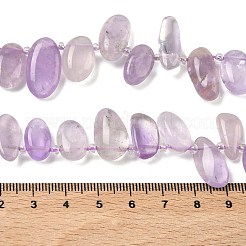 Natürlichen Amethyst Perlen Stränge&nbsp;G-P604-A08-01