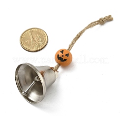 Ornamenti appesi a forma di campana di ferro di Halloween&nbsp;HJEW-JM02463