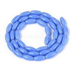 Chapelets de perles en verre opaques&nbsp;X-GLAA-T028-15P-03