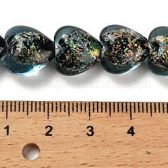 Handgefertigte Stränge aus dichroitischen Folienglasperlen&nbsp;DICH-U001-03E