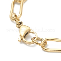 Collane a catena con graffetta in acciaio inossidabile 304&nbsp;NJEW-I245-09G