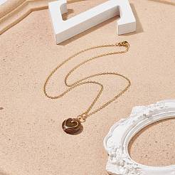 Collier de pendentifs en pierres précieuses naturelles enveloppées de fil de cuivre rond plat&nbsp;NJEW-JN03928