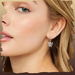 12 boucle d'oreille créole en acier inoxydable 201&nbsp;STAS-SC0010-30P