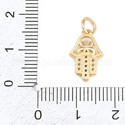 Messing micro pave klare zirkonia anhänger&nbsp;LS-KK-H273-08G