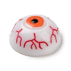 Oeil injecté de sang halloween cabochons décoden en résine opaque&nbsp;RESI-R446-02Q