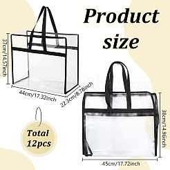 12 Stück transparente PVC-Beutel&nbsp;ABAG-WA0001-34