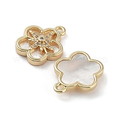 Pendentifs en laiton avec zircone cubique&nbsp;KK-M259-01G