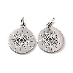 Anlaufgeschützte Charms aus Edelstahl 201&nbsp;STAS-G253-01P