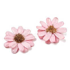 Grands pendentifs en résine époxy et fleurs séchées&nbsp;RE-CBAAE94-01
