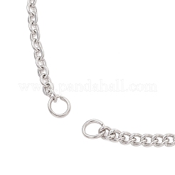 Armbandherstellung aus gedrehten Ketten und Kabelketten aus Edelstahl 304&nbsp;AJEW-JB01478