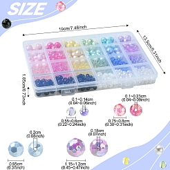 DIY-Sets zur Schmuckherstellung mit runden Acrylperlen&nbsp;DIY-FS0007-79
