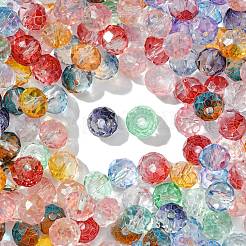 300 Stück transparente Backfarbe Glasperlen&nbsp;GLAA-CJ0002-46