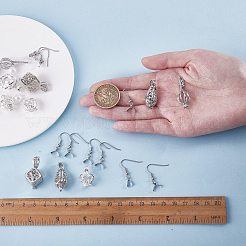 Fai da te collana con ciondolo a forma di gabbia che fa l'orecchino per trovare il kit&nbsp;DIY-SZ0009-18