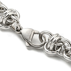 Anlaufgeschütztes 304 Edelstahl-Kettenarmband&nbsp;BJEW-C042-07P