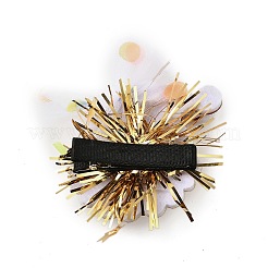 Tema natalizio glitter feltro tessuto coccodrillo fermaglio per capelli&nbsp;PHAR-U002-01A
