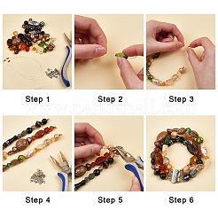Kit di ciondoli a forma di animali con perline per la creazione di gioielli fai da te&nbsp;DIY-FH0003-41