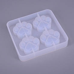 Silikonformen mit Katzenpfotenabdruck&nbsp;DIY-WH0167-92