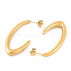 Ionenplattierung (IP) 304 Edelstahl Ohrstecker für Frauen&nbsp;EJEW-L272-019G