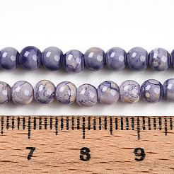 Backen Farbe Glasperlen Stränge&nbsp;DGLA-N003-4mm-C08