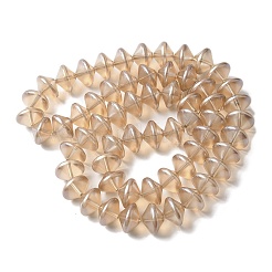 FilI di perline in vetro placcato&nbsp;EGLA-G038-01A-PL01